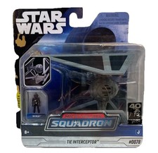 Star Wars Micro Galaxy Squadron Series 4 TIE Interceptor 0078 Jazwares Ship Fast