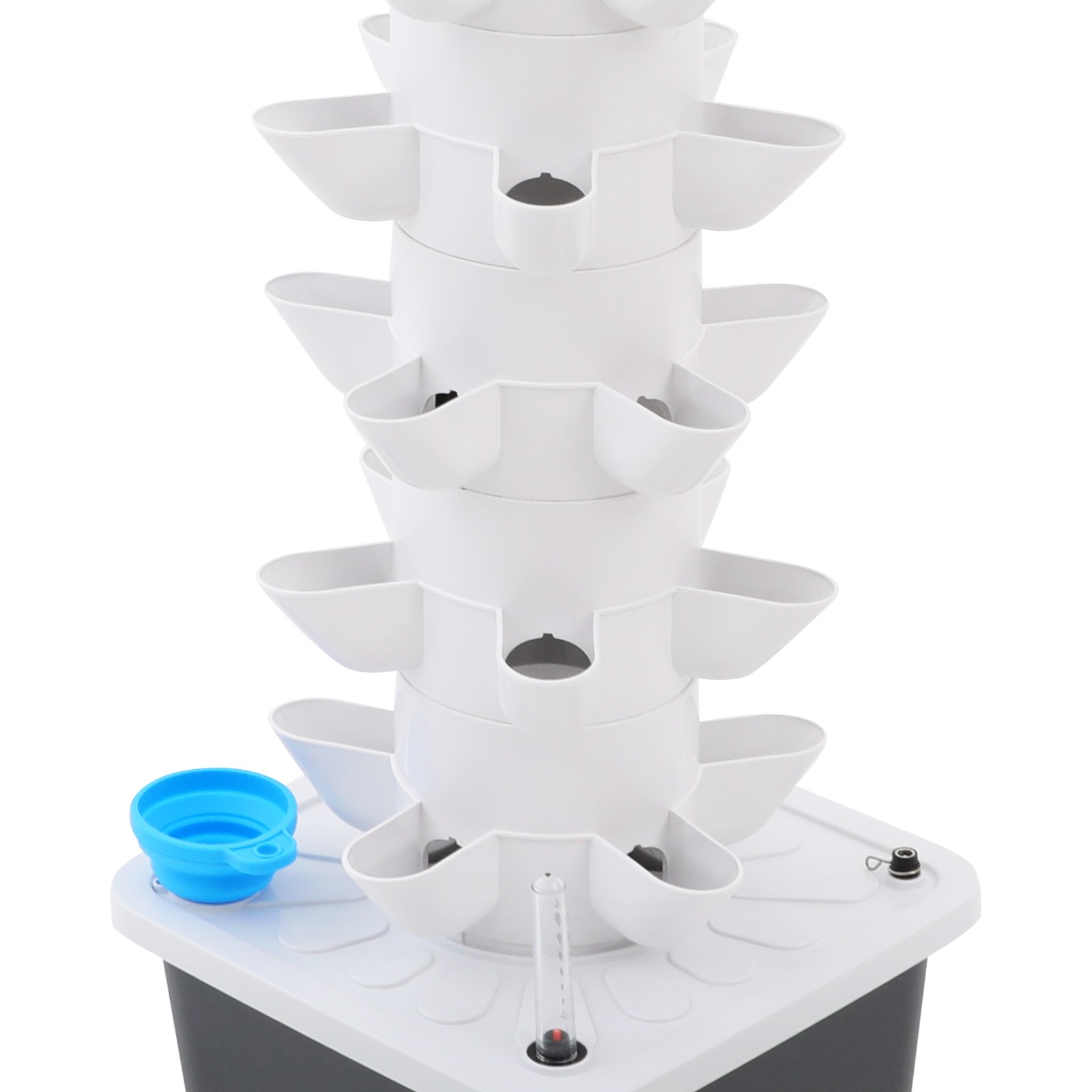 7 Tier Hydroponic Grow Tower Hydroponics Towering Equipment Kits for Garden Home