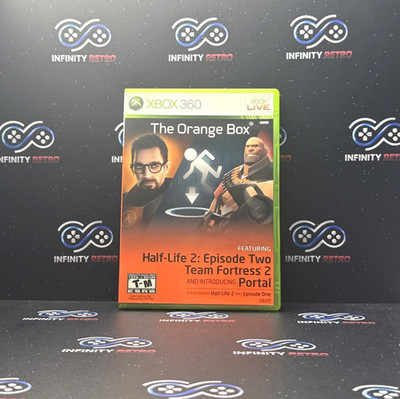 The Orange Box Microsoft Xbox 360 CIB Complete Refurbished Tested Free Shipping