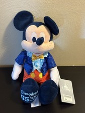 Disneyland 65th Anniversary Mickey Mouse Plush 65 Years Of Magic