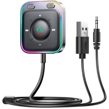 Plug-and-Play AUX Adapter, Multifunction Button, 3.5mm Audio