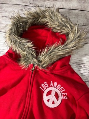 crazy If Six Was Nine Tornado Mart LGB Style Fur Hood Zip Hoodie