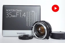 Voigtlander NOKTON classic 35mm F1.4 II SC Lens VM Leica M JAPAN N.Mint in Box 