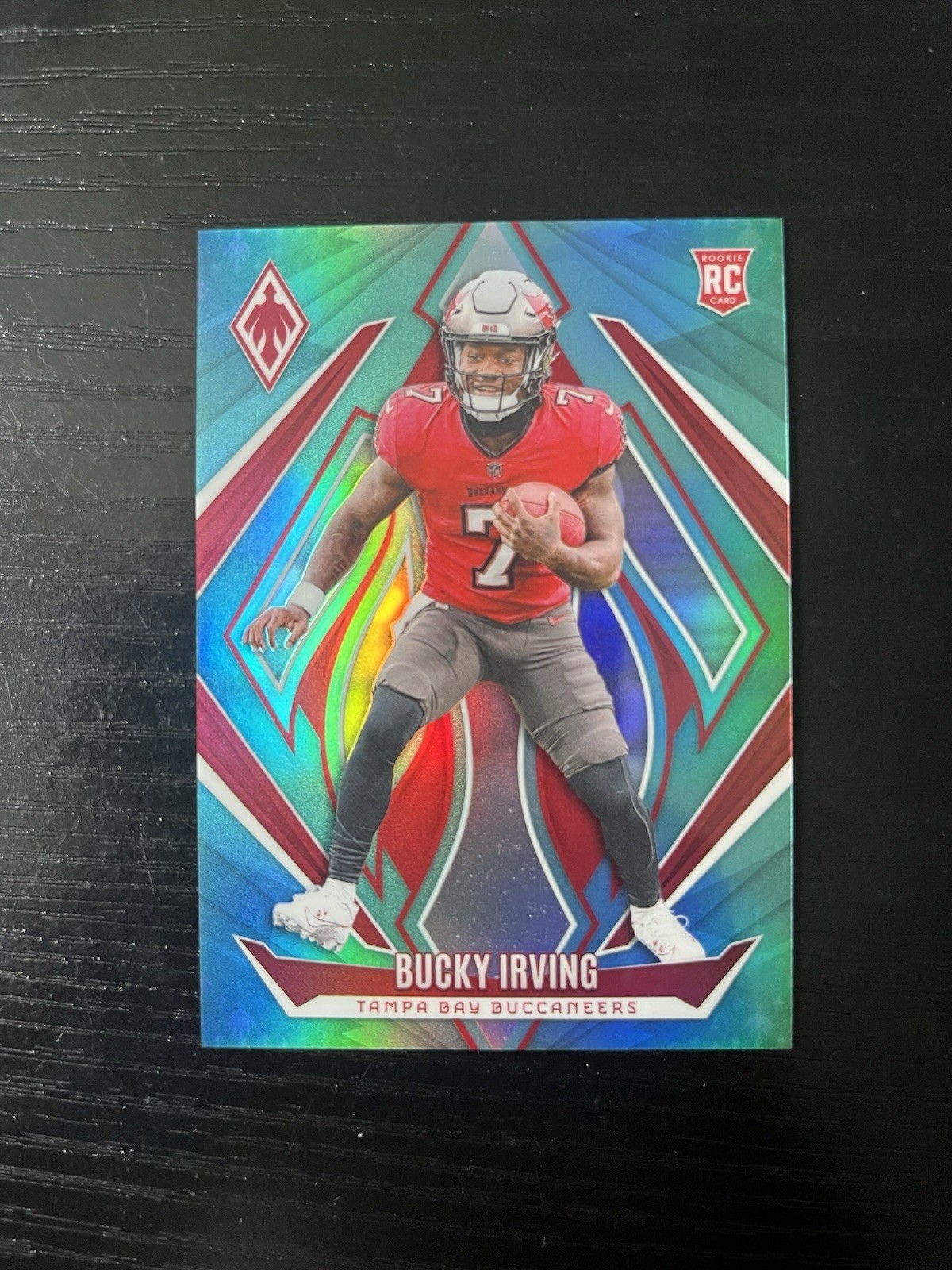Bucky Irving 2024 Panini Phoenix Teal RC 3/28 #166 Tampa Bay Buccaneers