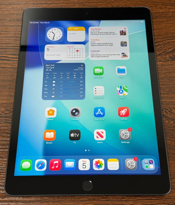 Apple iPad (9th Gen) 64GB Wi-Fi + 4G LTE Cellular Gray - Excellent Cond 87% Batt