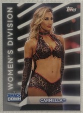 2021 Topps Women’s Division WWE Wrestling Carmella Roster Insert Card #R-19