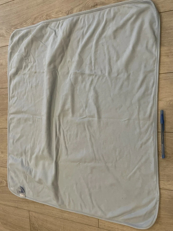 Manta bebé Carters Child Of Mine azul granja vaca tractor rana perro 30x26 de colección Foto 3 de 4