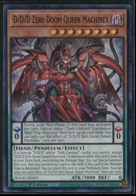D/D/D Zero Doom Queen Machinex 1st Edition Ultra Rare Doom of Dimensions DOOD-EN