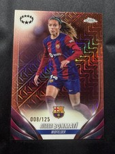 2023-24 Topps Chrome Aitana Bonmatí #1 Rose Gold Mojo Refractor /125 UEFA