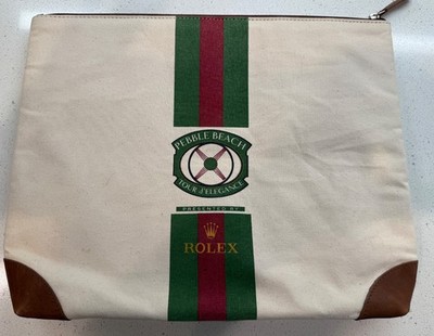 Rolex/Pebble Beach Tour d' Elegance Zip Bag