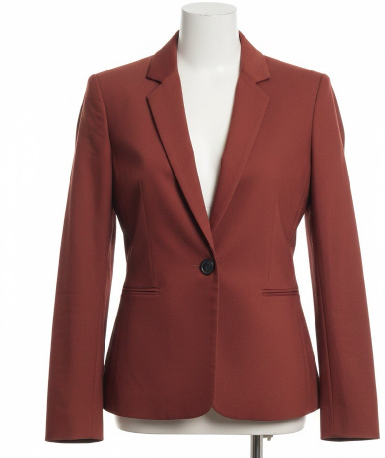 EXPRESS Brick Red Single Button Blazer Women's Si… - image 1