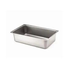Winco C-WPP Full Size Stainless Steel Spillage Pan | 6 Deep