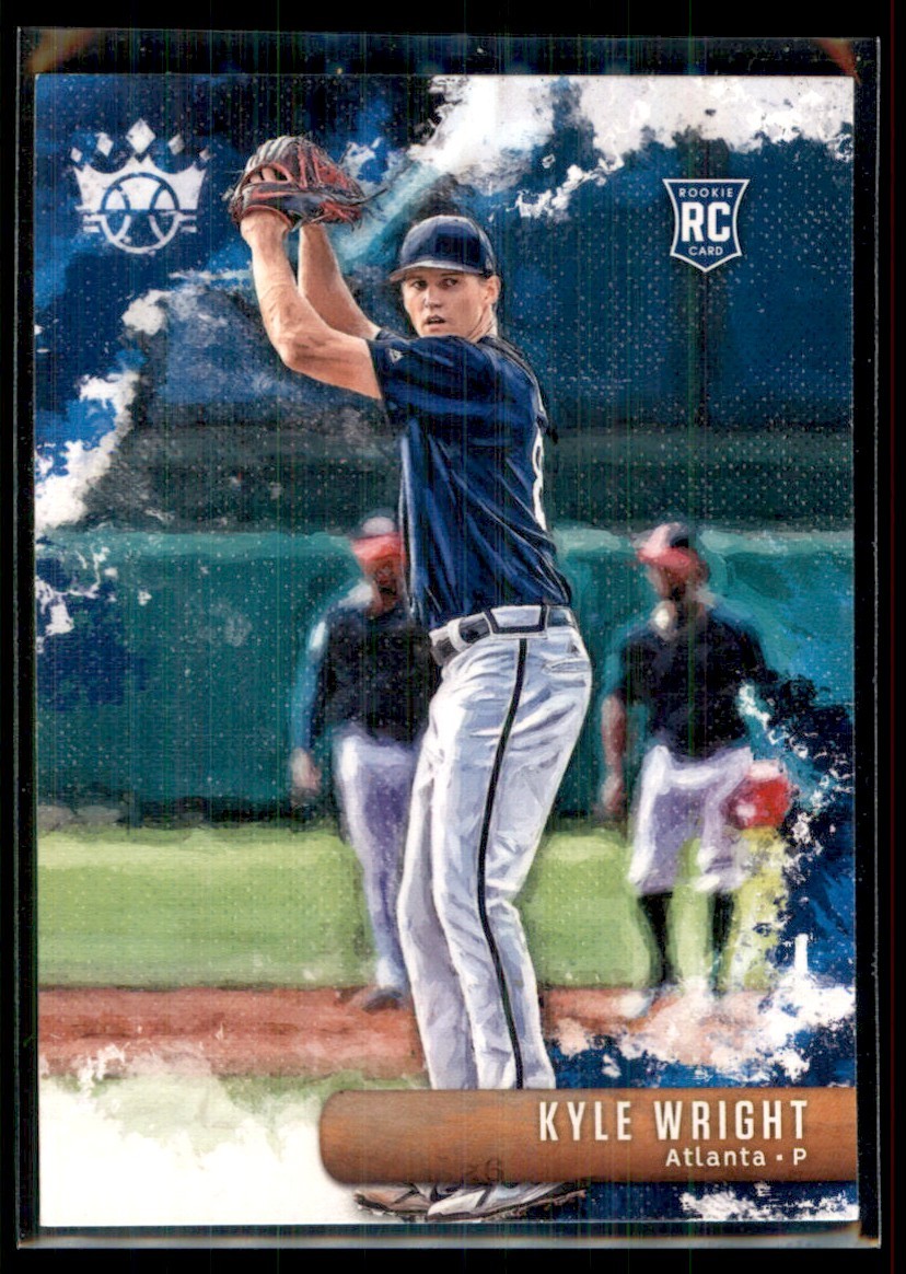 2019 Panini Diamond Kings Blue Kyle Wright Atlanta Braves #76