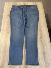 Faded Glory Jeans Women's Blue Denim Stretch Pants Size 16A