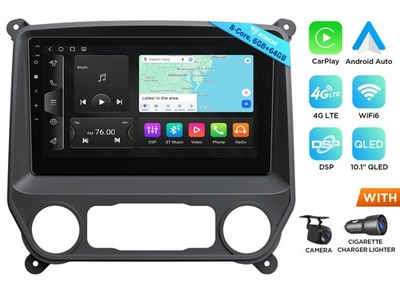 Eonon GMSX6S2 Android 10.1'' QLED 6+64 for GMC Sierra 2014-2018 Car Stereo GPS BT