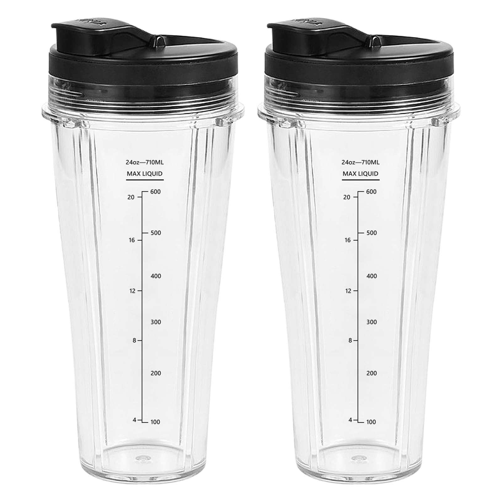 Set 2 Bicchieri Ricambio Frullatore 24oz 710ml per Nutri Ninja iQ