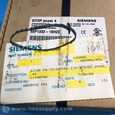 Siemens 6EP1332-1SH22 SITOP Power 4 Power Supply Unit FNFP