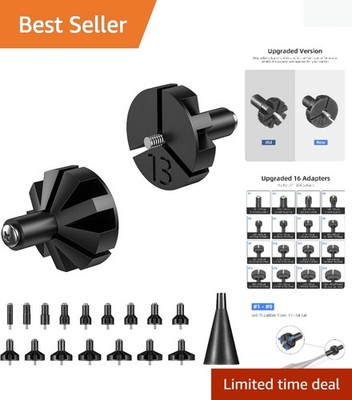 Innovative Bore Sight Adapters - 16pcs Fit from .17 to 12GA for Hunting & Target