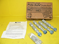 TRANSPO Omni-Directional Pole-Safe Double-Neck Pole Breakaway Support SPM4075