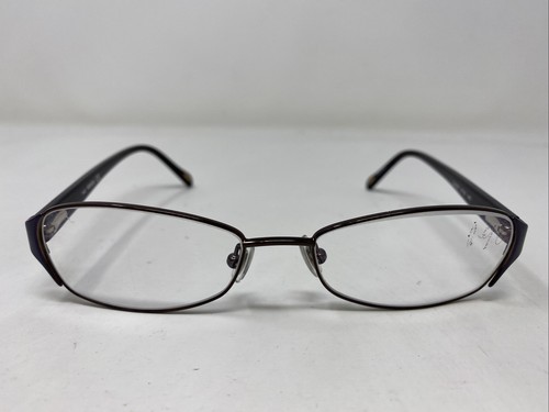 FOSSIL CASEY 0TY6 54-17-140 Brown/Violet Metal Full Rim Eyeglasses Frame !N32