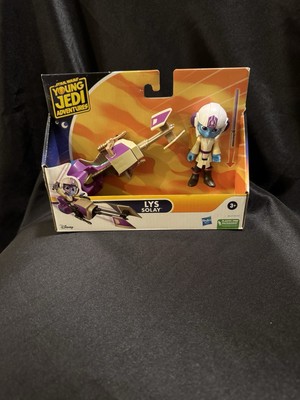 STAR WARS Young Jedi Adventures LYS Solay Figure & Speeder Bike,Toys, Preschool