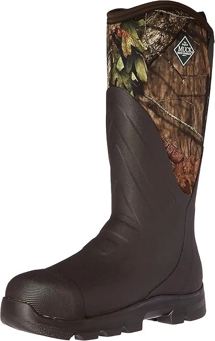 Muck Grit Tall Men's Steel Toe Outdoor Work Boots Mossy Oak