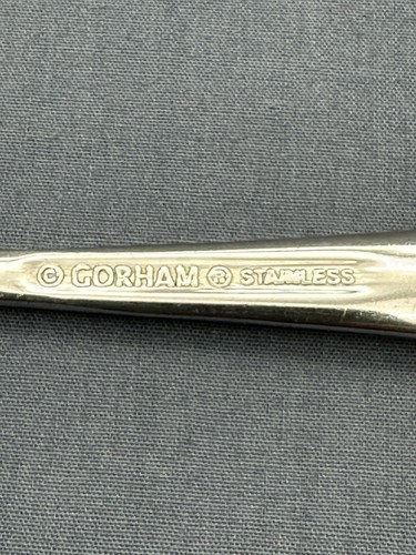 GORHAM Lucido STEPHANIE Posate Acciaio Inox 6 1/4" CUCCHIAINO - Foto 7 di 8