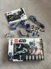 LEGO Star Wars 75280 501st Legion Clone Troopers w/ Box Manual Figures Guns