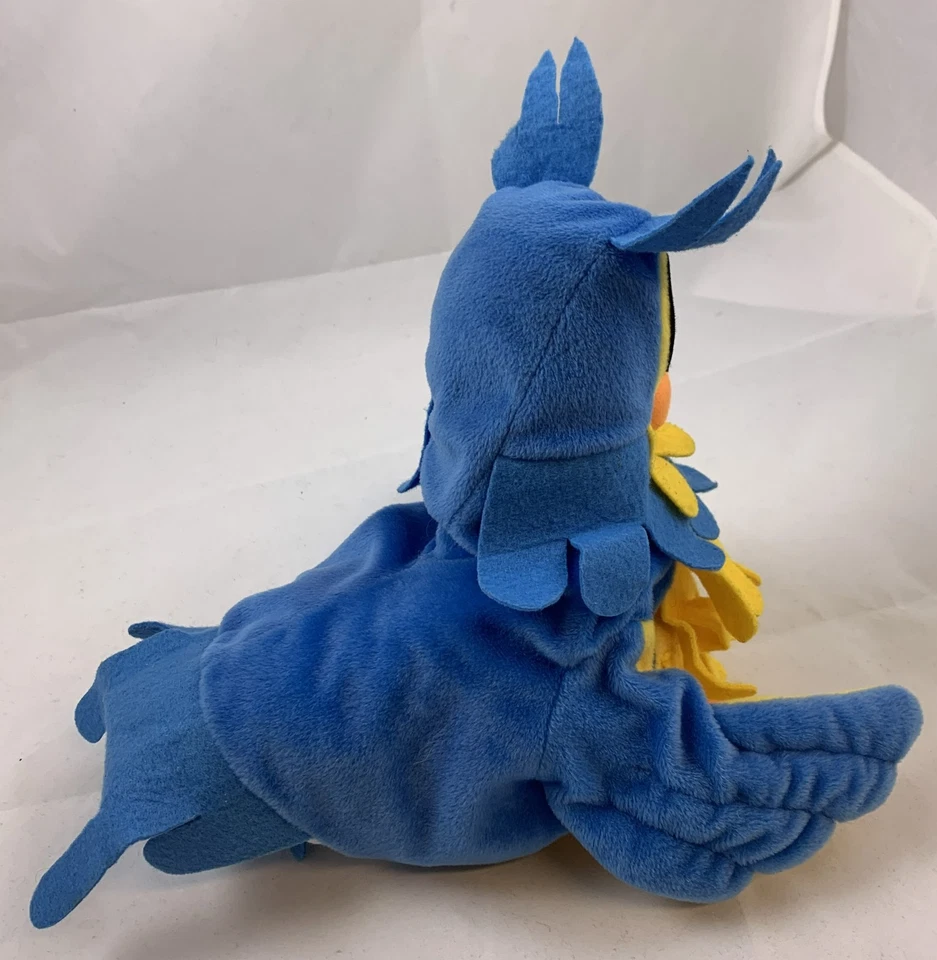 Fabeltjeskrant Meneer de Uil Handpuppe 30cm Interimage Plüschtier Stofftier Eule - Bild 4 von 4