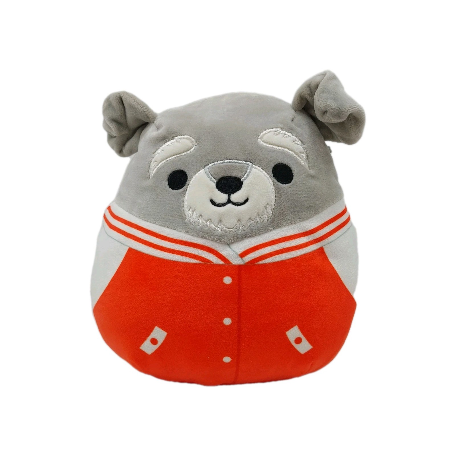 Squishmallows Shaun The Schnauzer Dog With Varsity Jacket 8