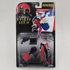 1997 Kenner Harley Quinn | Adventures of Batman & Robin Action Figure | MOC VTG
