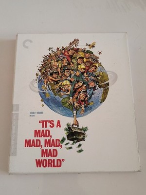 Its a Mad, Mad, Mad, Mad World (Blu-ray Disc, 2014, 5-Disc Set, Criterion...