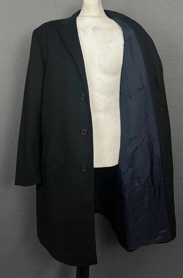 YVES SAINT LAURENT COAT - CASHMERE & WOOL - YSL Size IT 56 R / UK 46" Chest 3XL - Image 4 of 4