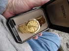 Vintage Seiko Quartz Men's Watch in the box, New Battery, has date 7N42-6000, R1