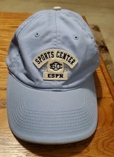 Disney World ESPN Sports Center Light Blue Women's Embroidered Baseball Hat Cap