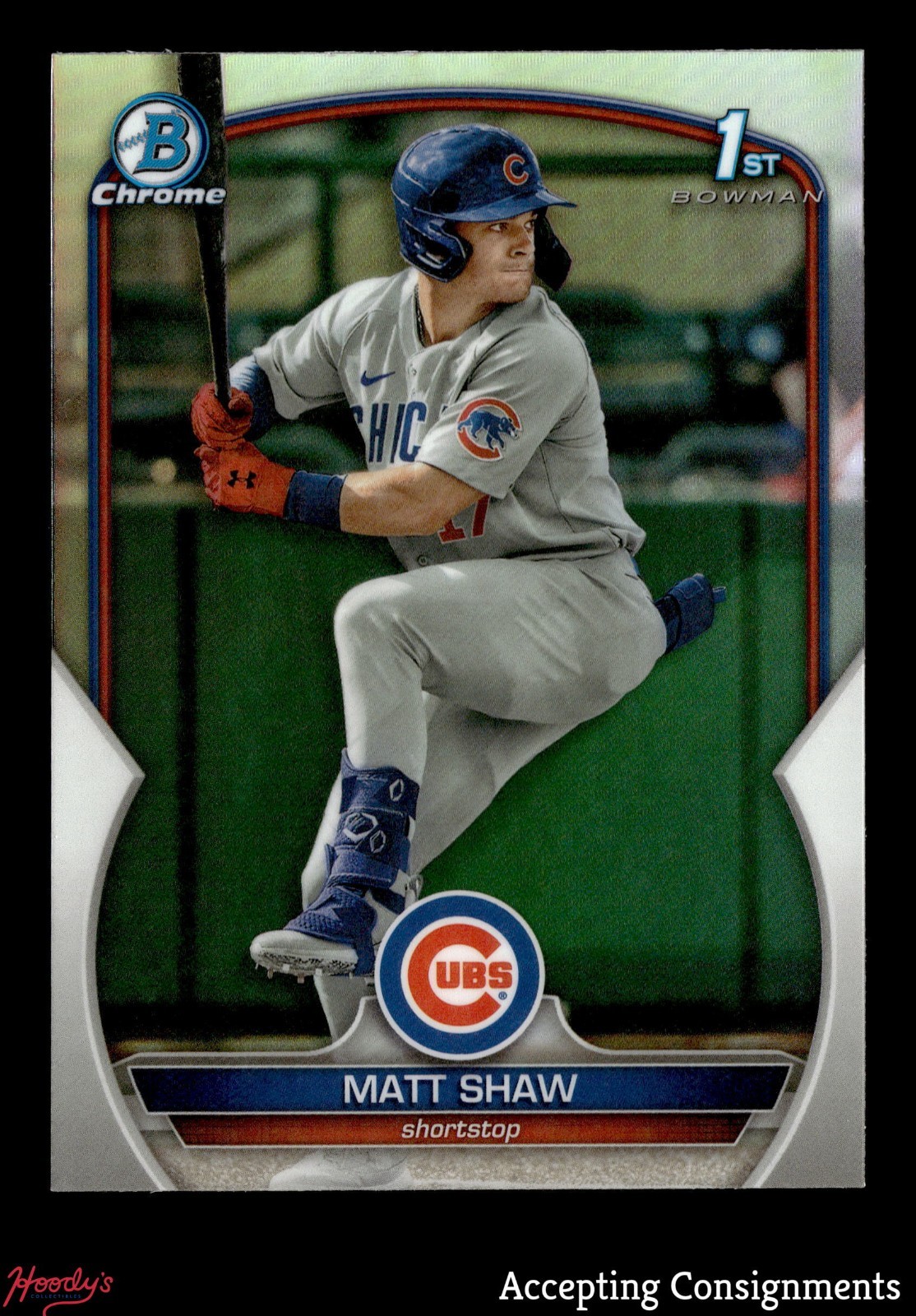 2023 Bowman Chrome Draft Refractors #BDC33 Matt Shaw 1ST ROOKIE CUBS