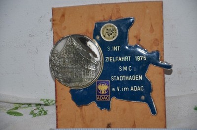 Plakette stadthagen  ADAC 1976