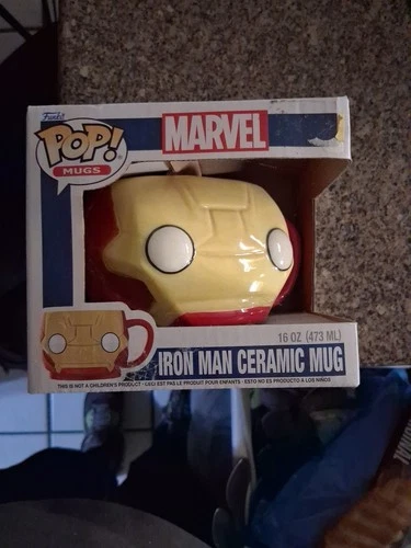 Funko POP! Mugs - Marvel IRON MAN 16oz Ceramic Mug - Walmart Exclusive - In Box!