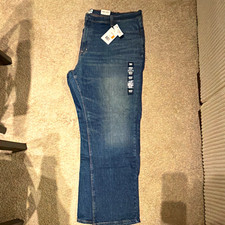 True Craft Mens Big Tall Blue Denim Straight Athletic Fit Stretch Jeans True Craft Mens Big Tall Blue Denim Straight Athletic Fit Stretch Jeans