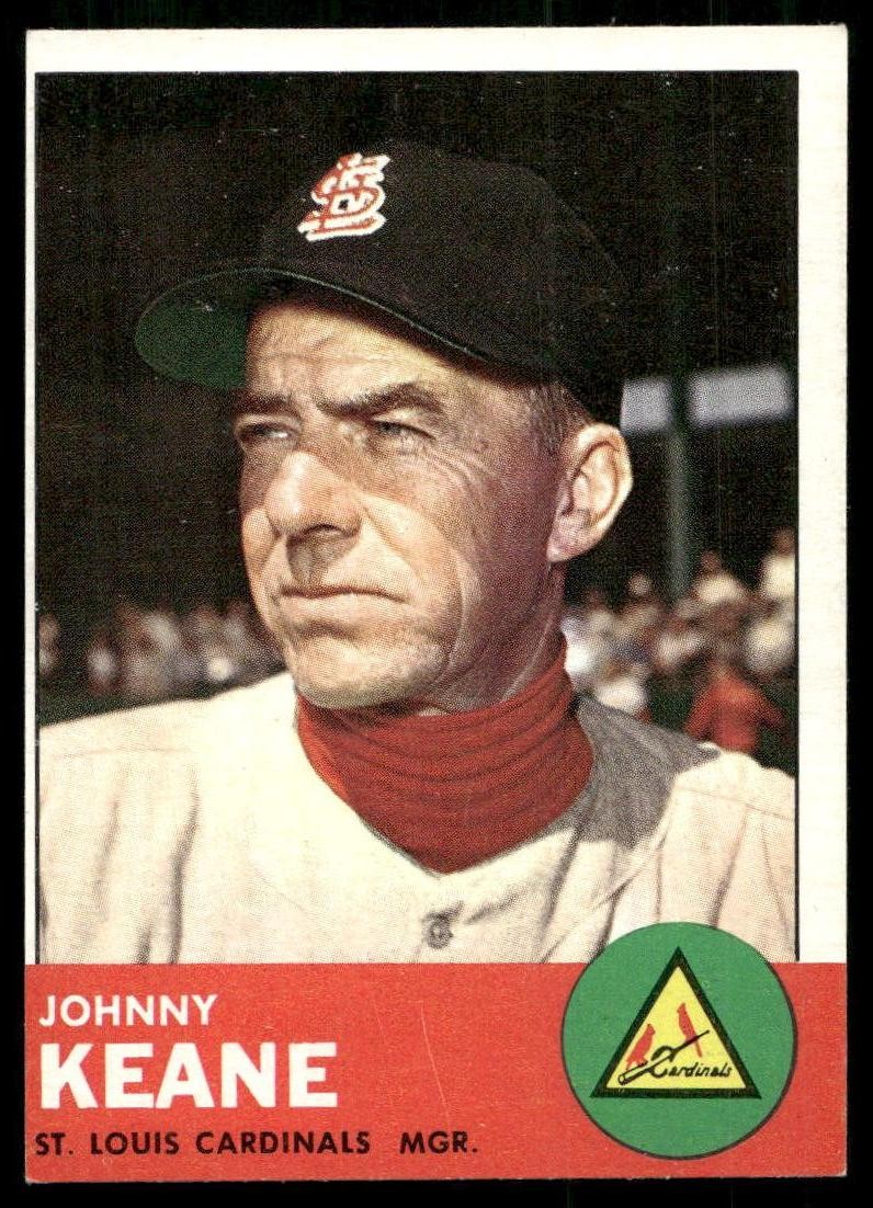1963 Topps #166 Johnny Keane