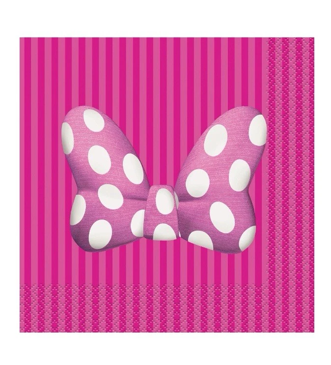 Minnie Mouse Suministros de Fiesta Platos Mantel Servilletas Bolsas de Botín Fotos Nuevo Foto 3 de 4