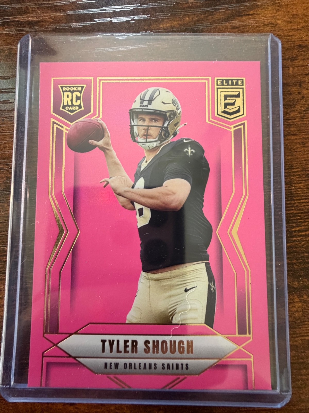 2025 Panini Donruss Elite - Rookies Tyler Shough #178 - Pink Ink (RC)