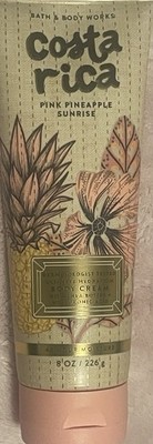 Bath & Body Works BODY CREAM Lotion~Costa Rica Pink Pineapple Sunrise~Full Size!