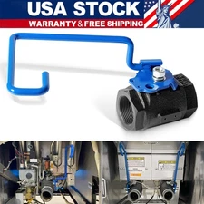 60131007 Ball Valve 1-1/4" With 9'' Hook Lever Rod for Pitco Fryer SG14/18 SGM24