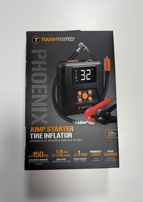 Tough Tested, TT-JS-PHX, Phoenix, Jump Starter & Tire Inflator (Brand New)