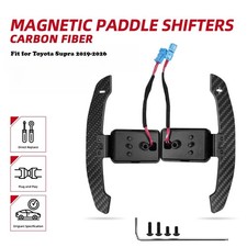 Real Carbon Fiber Magnetic Paddle Shifters for Toyota Supra MKV MK5 2019-2026