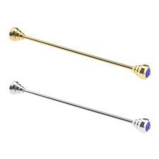 2 PCS Men Collar Bar, Neck Tie Shirt Pin, Necktie Clasp, Metal Brooch Stick Pin