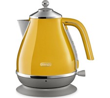 De'Longhi KBOC3001.Y Jug Kettle Icona Capitals 3000W 1.7L Anti-limescale Filter