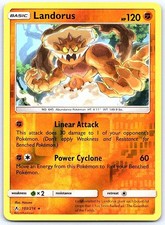 Landorus 103/214 Holo Rare Unbroken Bonds Pokemon Reverse Holo Near Mint