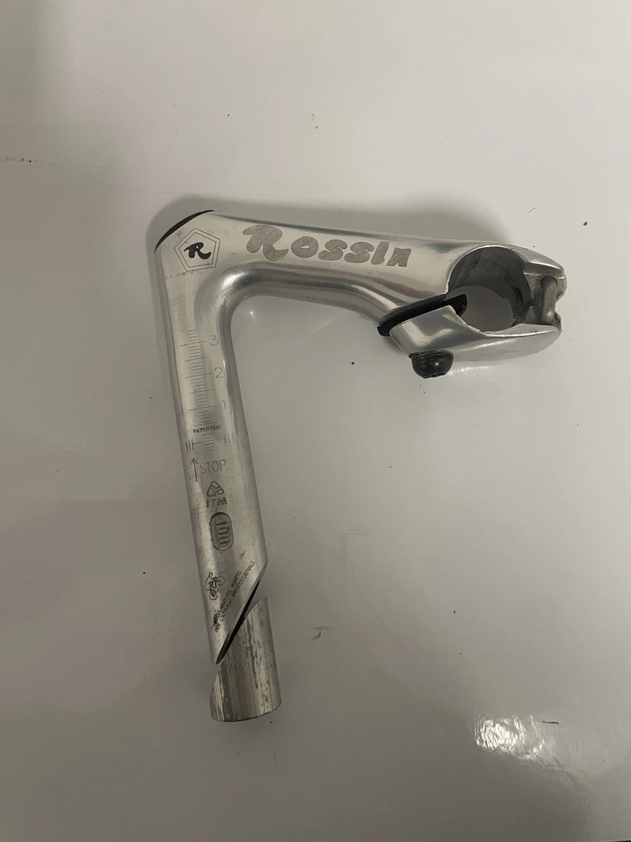 Potence Vélo Course / VTT - Attaque De Manubrio Pipa - 100mm - 25.4mm - Argent - Fabriqué En Italie